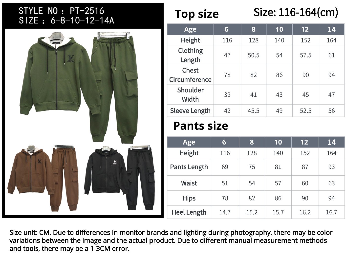 Custom High Quality Sweatshirt size