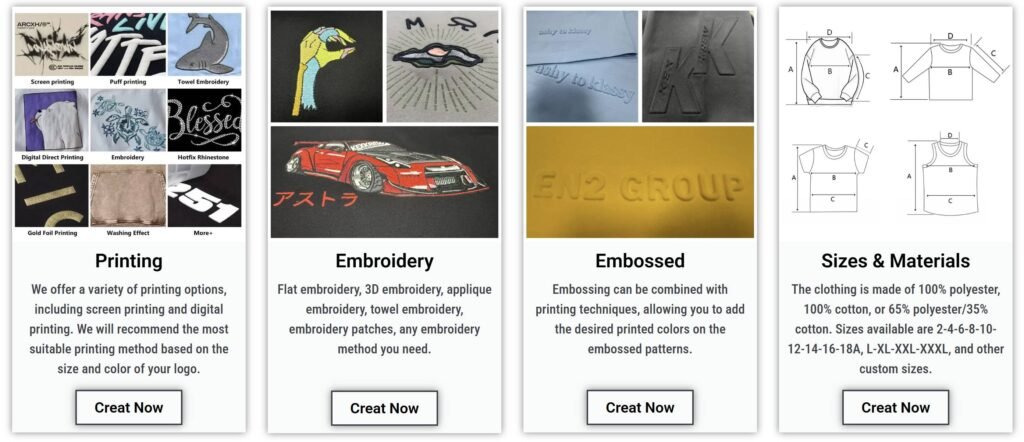 heyisenlin wholesale custom clothing manufacturer service